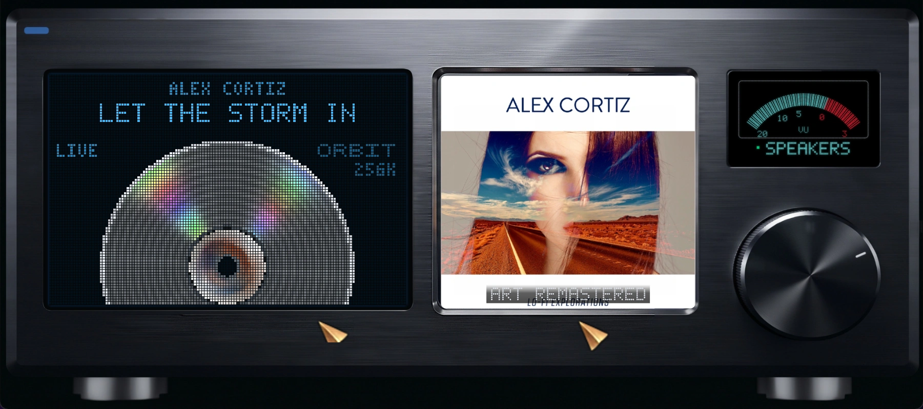 LowOrbit deck: CD with the album art beside it