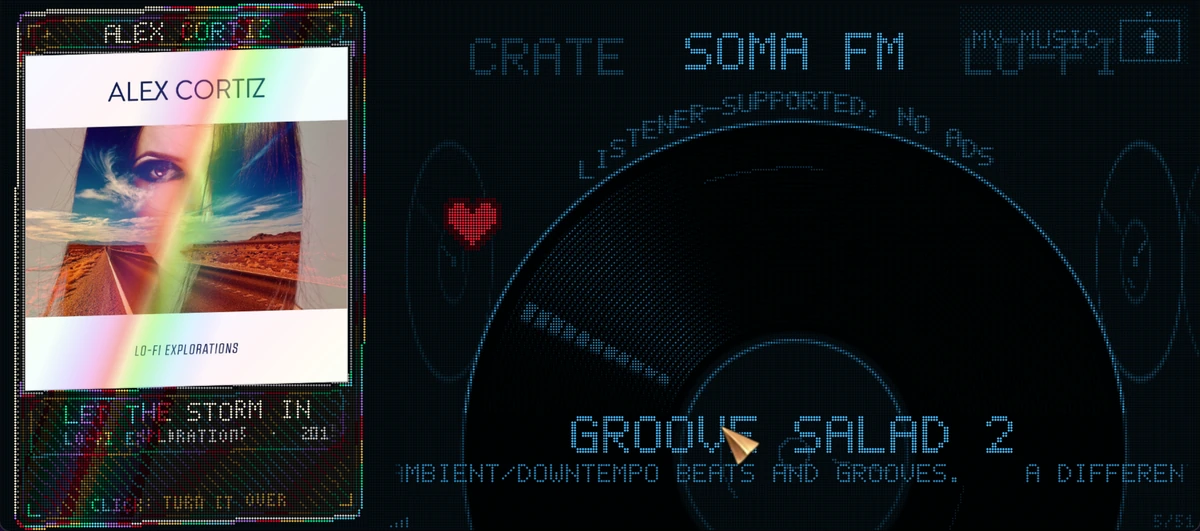 LowOrbit: a holographic song card